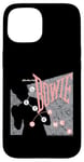 Coque pour iPhone 15 David Bowie Let's Dance Rose et Gris