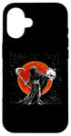 iPhone 16 The Grim-Reaper Skeleton Skull Death Scythe Grunge Horror Case