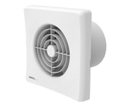 Manrose Quiet Humidity Timer Fan 100mm White IPX5 4"