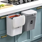 Wall Mounted Waste Bin Door Hanging Kitchen Narrow Rubbish Bin  Kitchen Cabinet