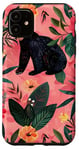 Coque pour iPhone 11 Rose moderne Tropical Mama Bear Mama Bear Mignon Fleur Design pour