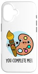 Coque pour iPhone 16 You Complete Me Jeu de mots humoristique