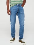 Levi's 512 Slim Tapered Fit Jeans - Hold On Me - Blue, Blue, Size 34, Inside Leg Long, Men