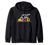 Train Engineer Gift Steam Engine Operator Railway Station Zip Hoodie