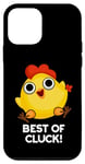 Coque pour iPhone 12 mini Best Of Cluck Jeu de mots amusant au poulet