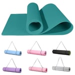 Good Nite Tapis de yoga - Tapis de fitness extra épais antidérapant - Tapis d'entraînement pour le sport, le pilates - Tapis de gymnastique au sol - Tapis de résistance avec sangle de transport