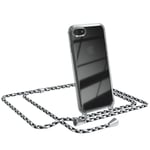 For Apple iPhone SE 2022 / 2020 / iPhone 8 / 7 Cover Chain Band Black White