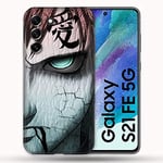 Coque pour Samsung Galaxy S21 FE / S21FE Manga Naruto Gaara