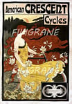 AMERICAN CRESCENT CYCLES Rpdc - POSTER HQ 60x80cm d'une AFFICHE VINTAGE