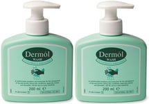 2 x Dermol Wash  Cutaneous Emulsion - 200ml