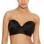 Freya BH Deco Moulded Strapless Bra Svart I 70 Dam