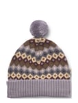 Wheat Knit Beanie Nolo Lila