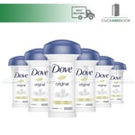 6 X DOVE ORIGINAL MOISTURISING CREAM ANTI-PERSPIRANT 50ML