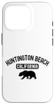 Coque pour iPhone 16 Pro Huntington Beach California Surf Vintage 562 SoCal Orange