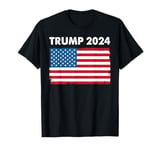 Vintage Trump 2024 Design 47th President USA Flag Men Women T-Shirt