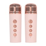  Microphone Speaker Karaoke Microphone With Speaker Pink For Party