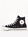 Converse Womens BeMy2K Hi Top Trainers - Black, Black, Size 4.5, Women