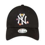 Casquette FEMME New Era 9Forty® coton noire