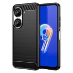 tectTech Asus ZenFone 9 TPU-skal Brushed, Svart