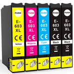 5 Ink Cartridge For Use in Epson XP-4155 XP-2105 XP-3100 XP-3105 XP-4100 Premium