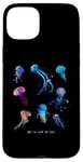 Coque pour iPhone 15 Plus Jellyfish Watercolor Sea Ocean Underwater Just go with Flow