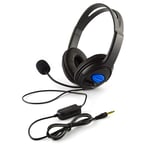 Casque de jeu filaire 3,5 mm pour ordinateur Xbox PS4 PS5 Casque de jeu Basse stéréo PC Casque filaire avec micro Professional-Color 1