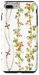 Coque pour iPhone 7 Plus/8 Plus Saint Rosaire Verdure Aquarelle Foi Catholique