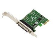 KALEA-INFORMATIQUE Carte contrôleur PCI Express PCIe Parallèle IEEE1284 LPT avec Chipset ASIX. Support SPP ECP, équerres Low et High Profile