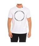 Plein Sport TIPS402 Mens short sleeve t-shirt - White Cotton - Size Medium