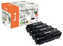 Peach-lasertoner som passar till HP 410A Toner Multipack CF410-3A, 4-pack