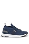 BOSS Male Titanium_Runn_knst_N Sneaker Blue 8 UK