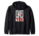 Ghostbusters Movie Quote Word Stack Zip Hoodie