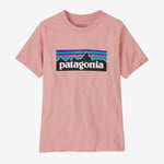 Patagonia K's P-6 Logo T-Shirt Mallow Pink