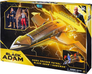 Black Adam Hawk Cruiser Patrol Includes Black Adam and Hawkman Action Figures DC