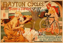 DAYTON VéLO/CYCLES Rggd - POSTER HQ 40x60cm d'une AFFICHE VINTAGE