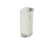 Joseph Joseph Porta - 40L Easy-empty pedal bin with easy-access door, fingerprint-proof– Concrete Grey