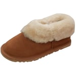 Eastern Counties Leather Womens/Ladies Sheepskin Lined Slipper Boots - 8 UK