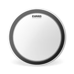 Evans EMAD Coated White Bass Drum Head, 22 Inch