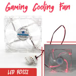 Ventilateur De Refroidissement D'Air Pour Boîtier De PC Gaming Rouge LED 120mm