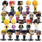 Jojo Bizarre Adventure Anime Figur Leksaker Kujo Jotaro Figurine Higashikata Josuke Kakyoin Noriaki Actionfigur Modell Dock Leksaker 1PCS Random