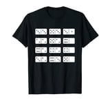 women tile-based game dominoes player dominoes cute for men T-Shirt