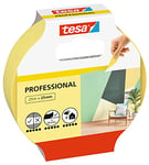 tesa Masking Tape Professional - Painter's tape made of thin Washi paper for particularly precise masking during painting work - for indoors and outdoors - 25 m x 25 mm