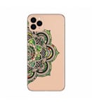 Coque Iphone 11 PRO MAX Mandala vert jungle tropical transparente