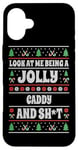 iPhone 16 Plus Funny Golf Caddy Ugly Christmas Design Xmas Themed Case