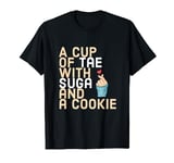 A Cup Of Tae With Suga And Cookie Korean Finger Hearts K-pop T-Shirt