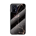 Hülle® Gradient Color Anti-Scratches Glass Case Compatible for Realme GT 5G (5)