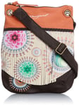 Desigual Bols Colour 3, Sac bandoulière - Beige (1001), Taille Unique