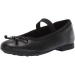 Geox Girls Plie Leather School Shoes - 3 UK