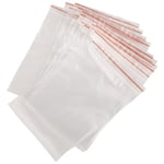 100-Pack - 5.5x6.5 cm Ziplock / Blixtlåspåsar / Zip Lock Påsar Transparent