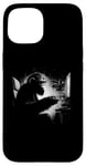 iPhone 15 Chimpanzee Gamer - Funny Retro Monkey Video Games Lover Case